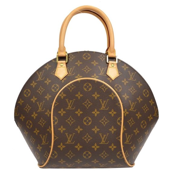 Authenticity Guarantee LOUIS VUITTON ELLIPSE MM HAND BAG PURSE MONOGRAM CANVAS M - Picture 1 of 10